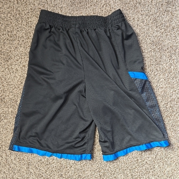 Champion Black and Blue Athletic Shorts with Breathable Fabric - Picture 3 of 3